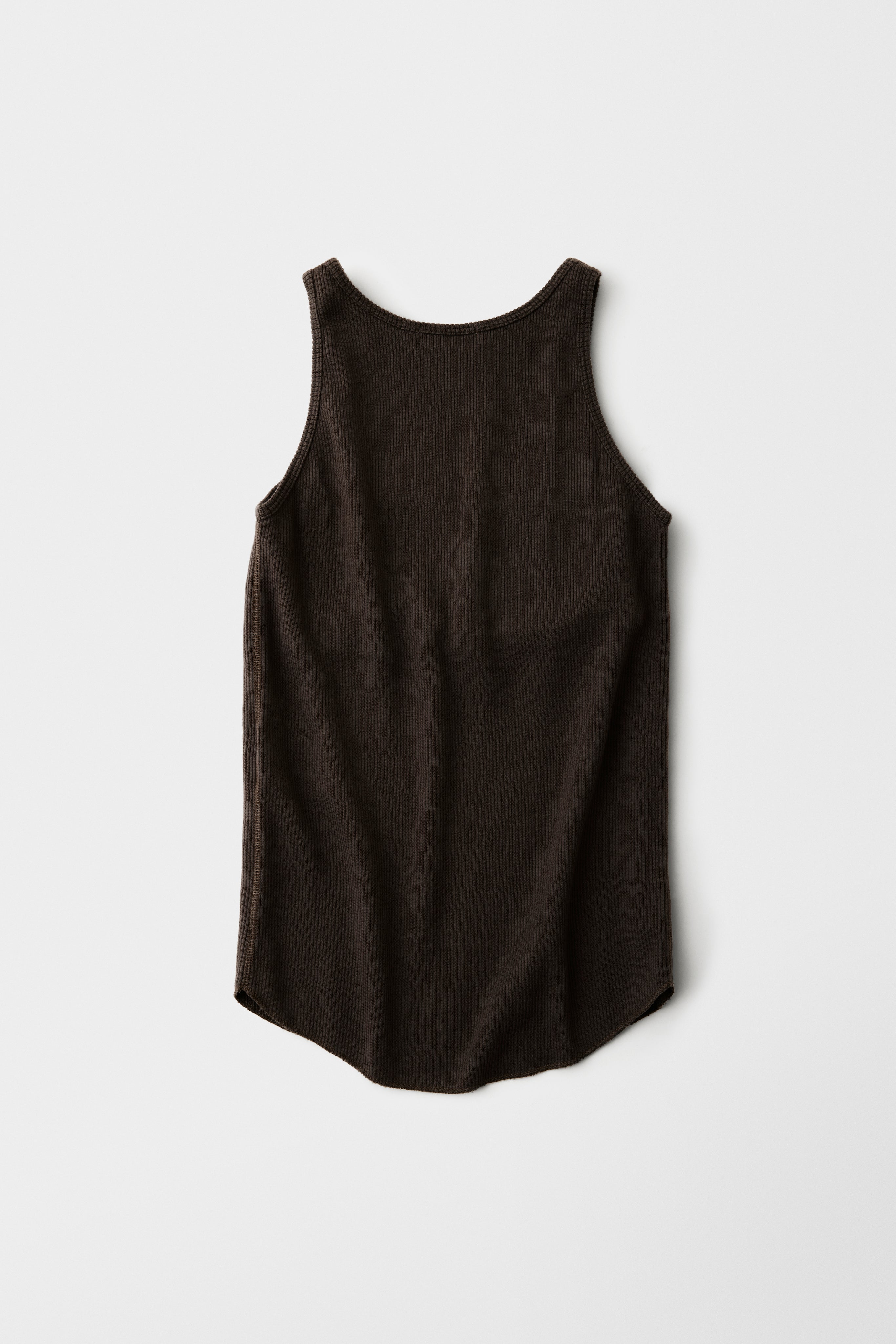 Padded Soft Rib Tunk Top