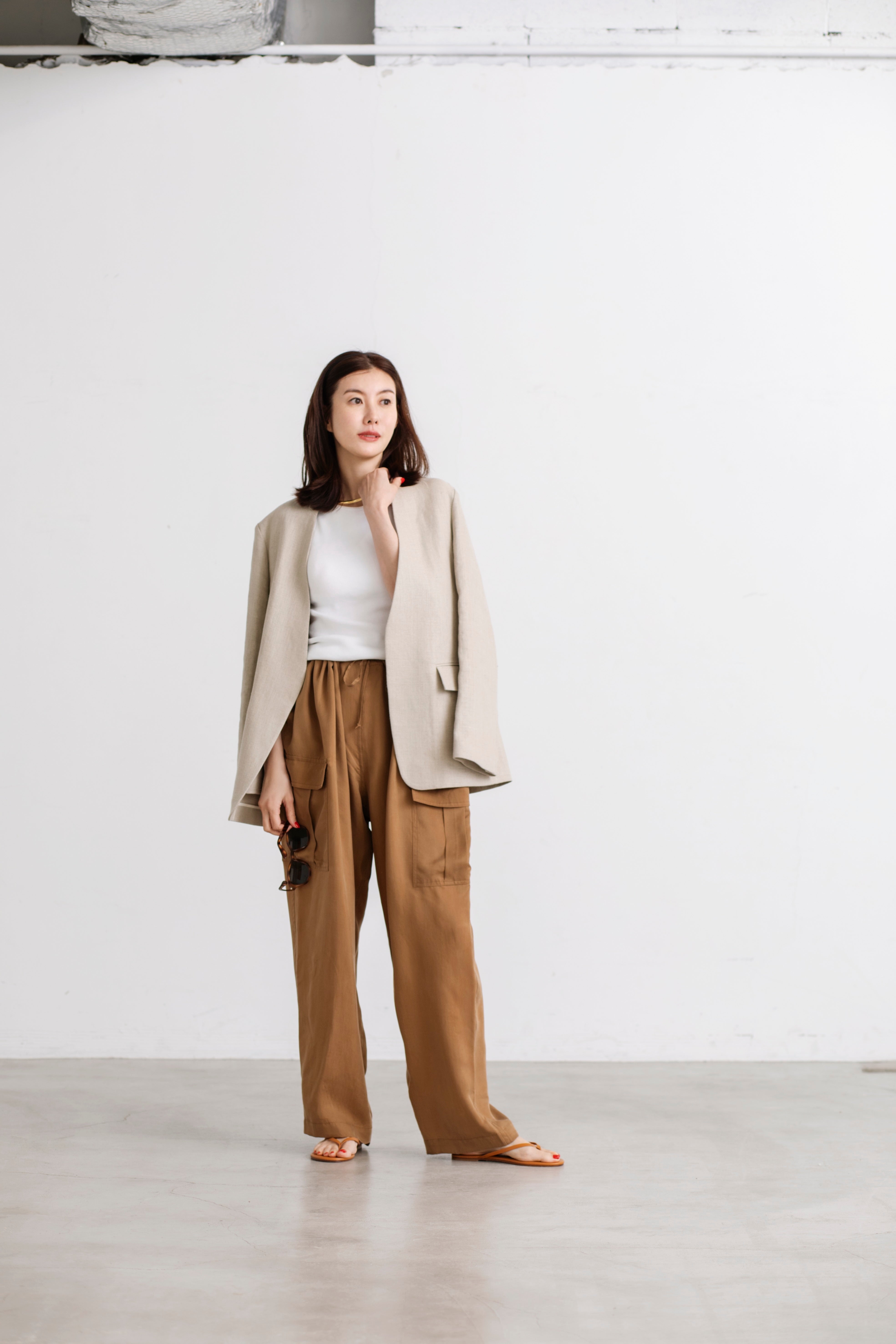 Sigrid Collarless Jacket