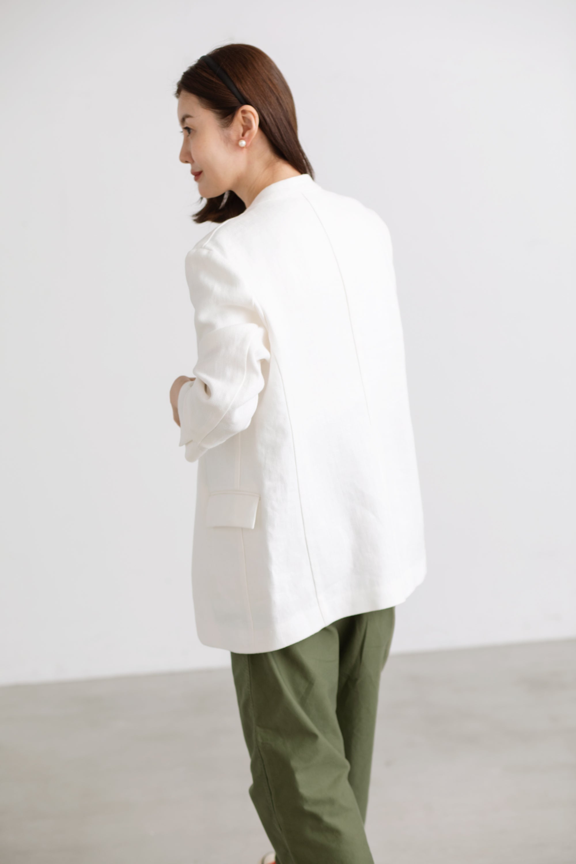 Sigrid Collarless Jacket