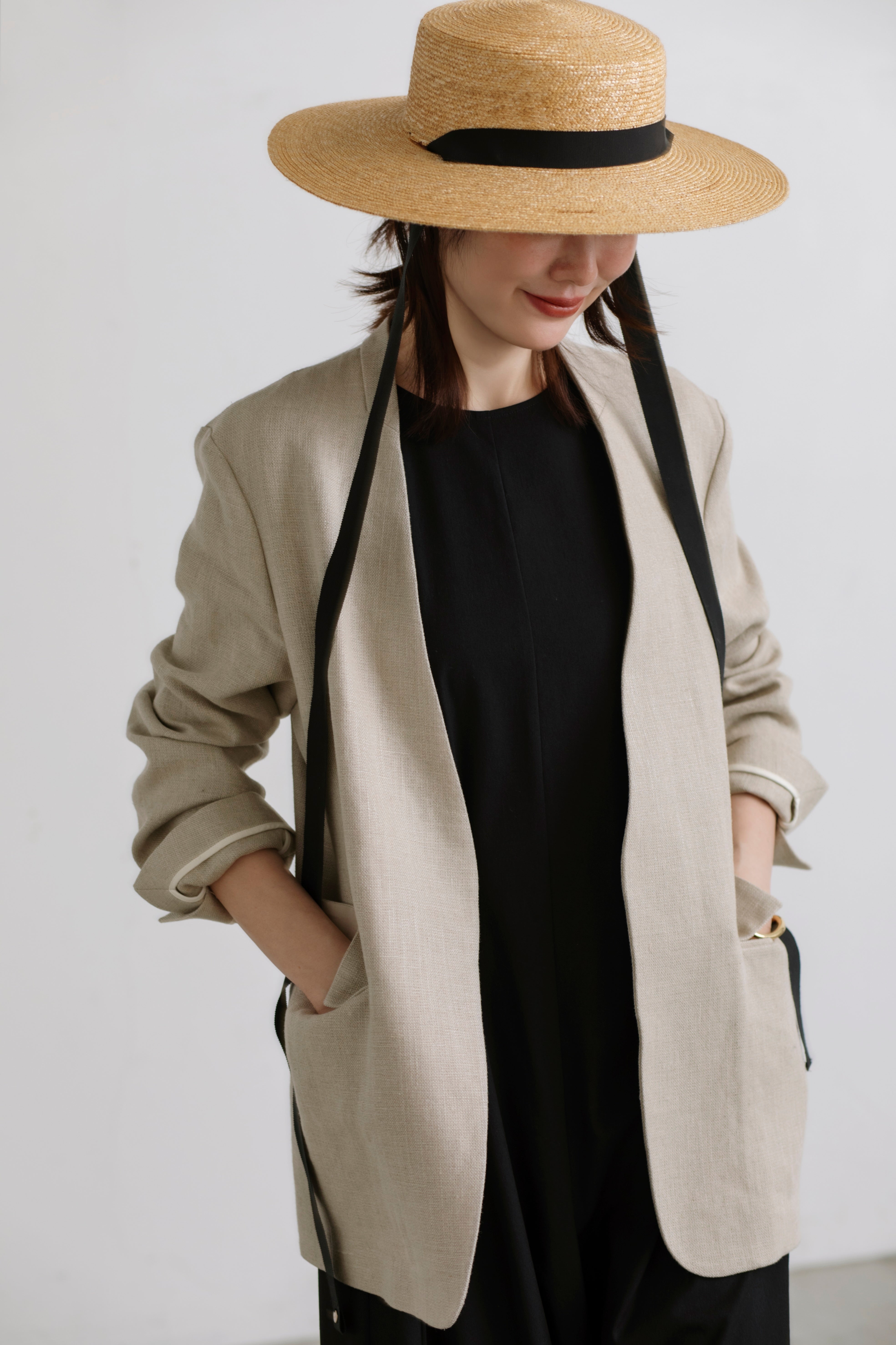 Sigrid Collarless Jacket