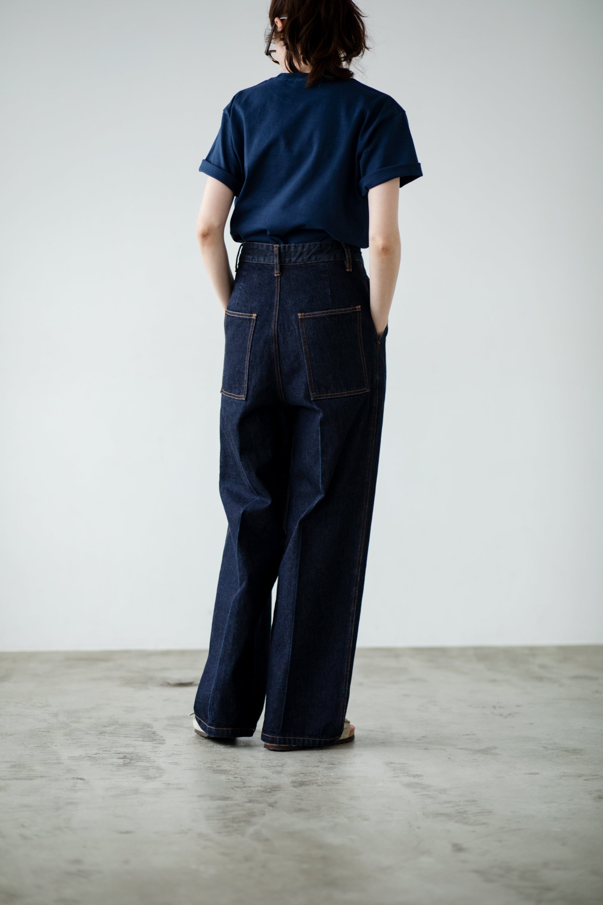 Denim Wide Pants