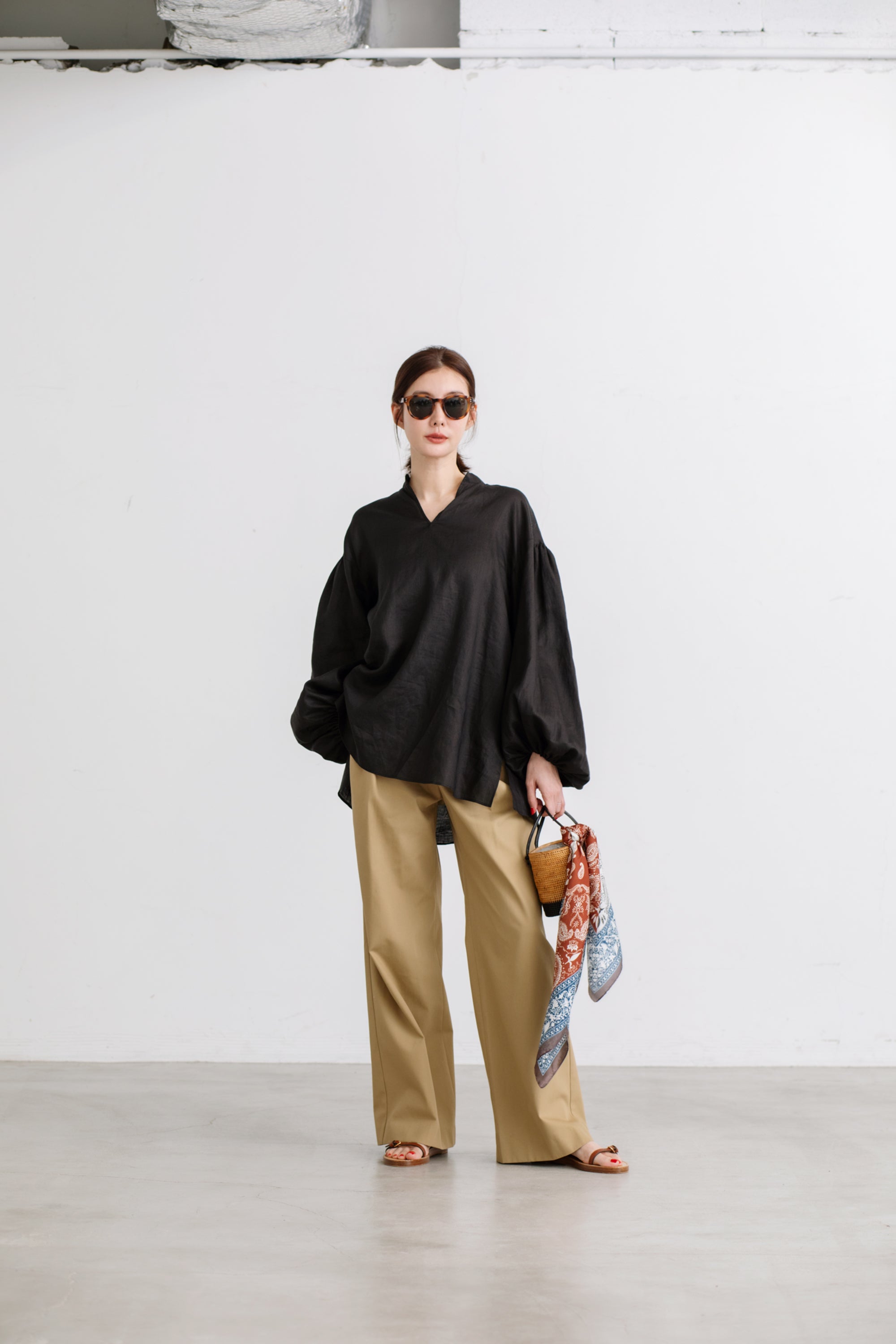 Sigrid Tuck Pants