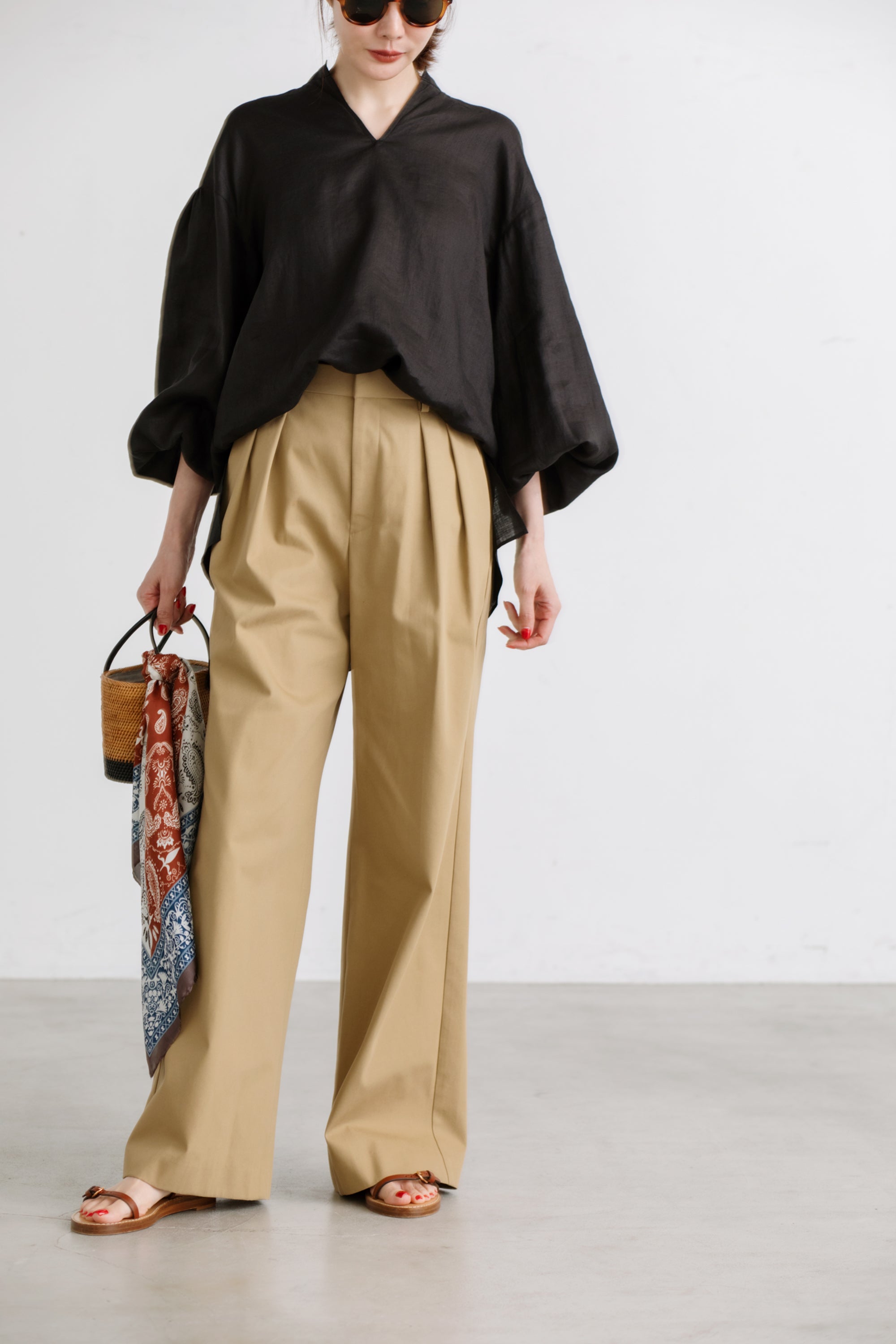 Sigrid Tuck Pants