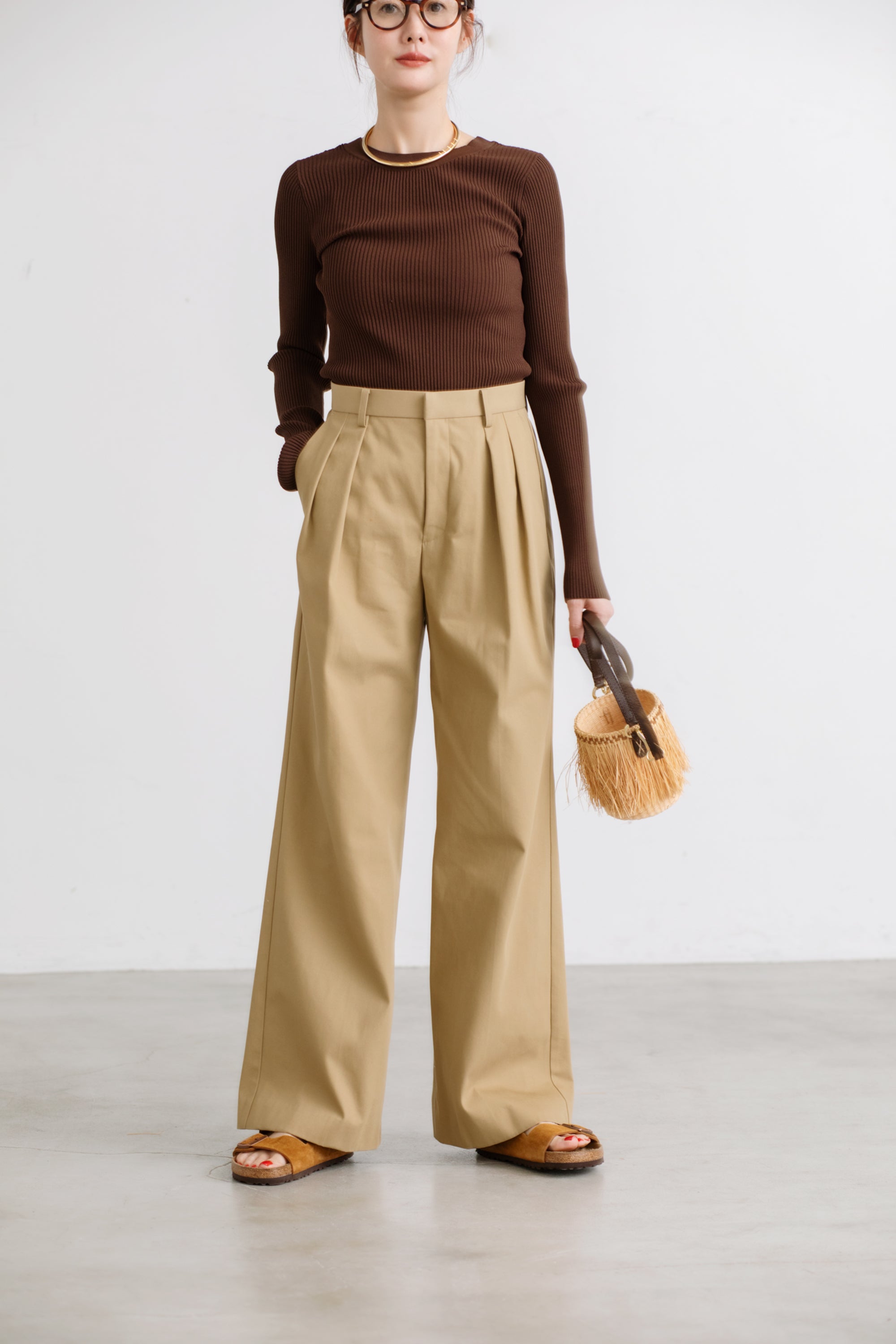Sigrid Tuck Pants