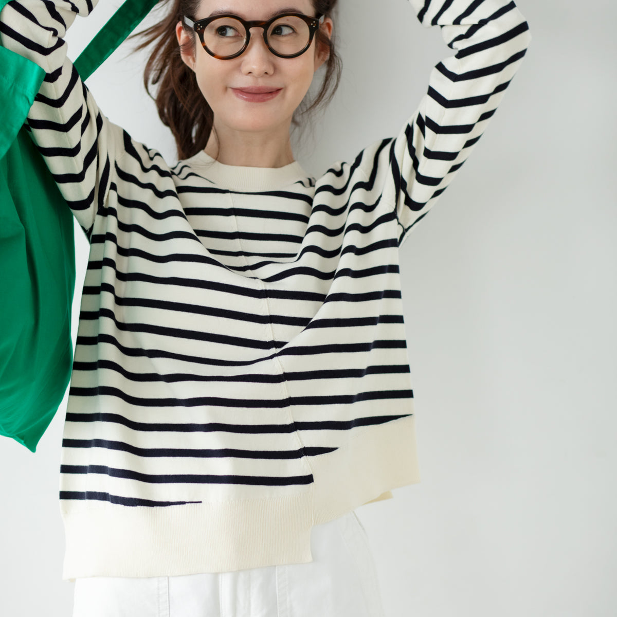 Olja Border Knit