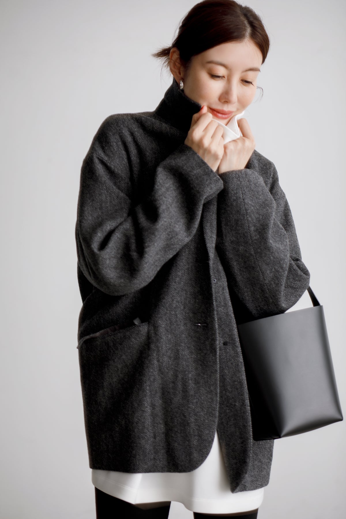 Claire Herringbone Jacket