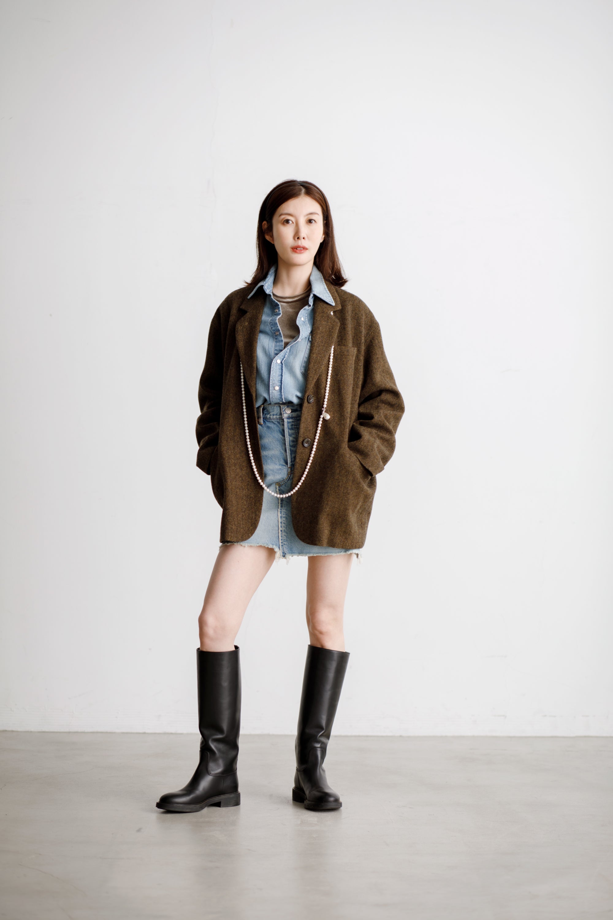 Claire Herringbone Jacket