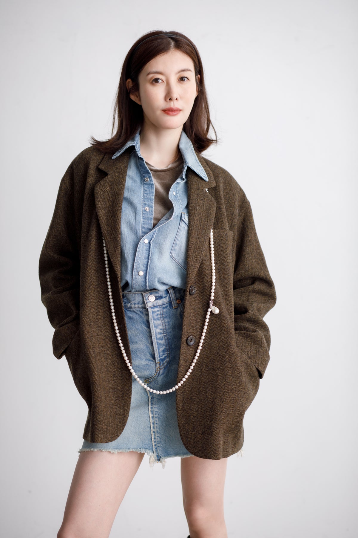 Claire Herringbone Jacket