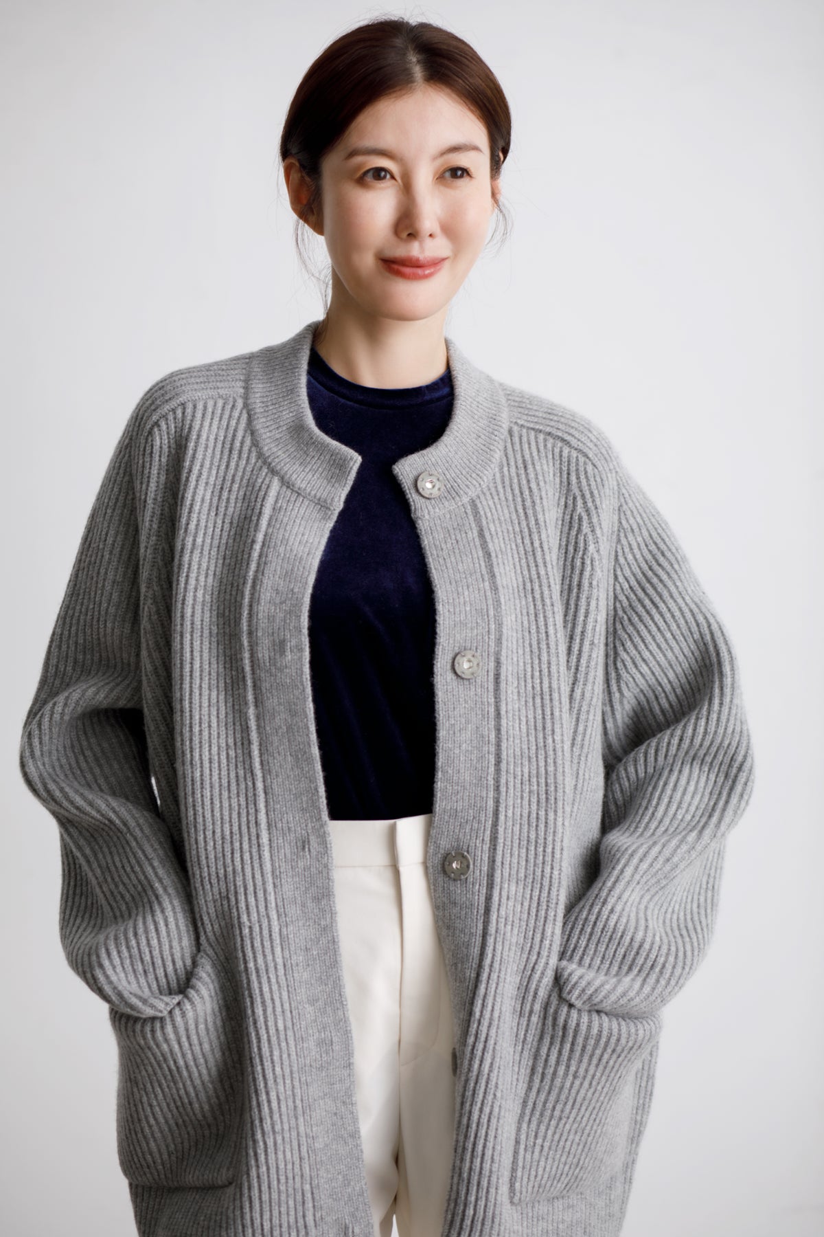 Claire Fur Collar Cardigan