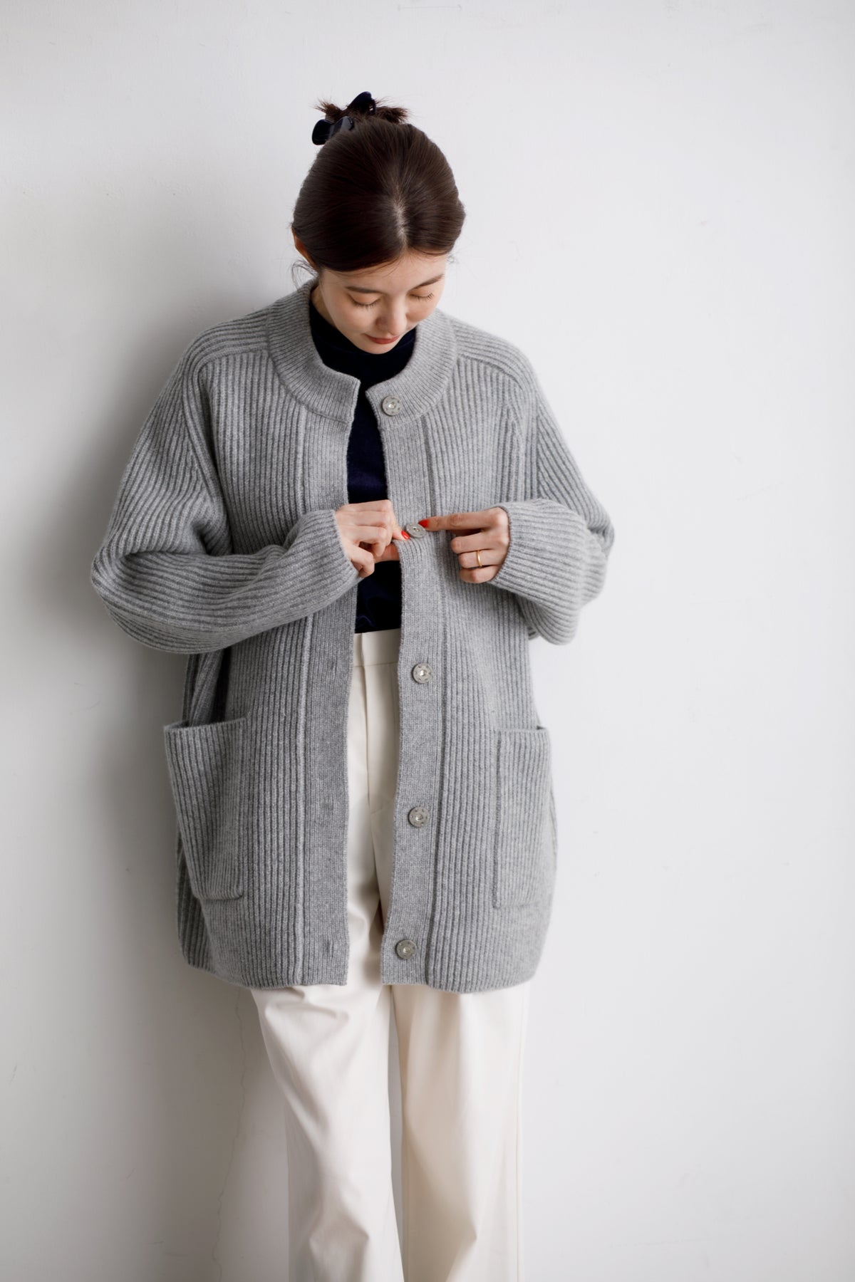 Claire Fur Collar Cardigan